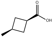 cis-3-Methylcyclobutanecarboxylic  acid Struktur