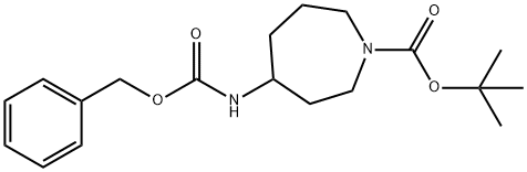 1-Boc-4-Cbz-Aminoazepane Struktur