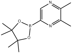 2,3-DIMETHYL-5-(4,4,5,5-TETRAMETHYL-1,3,2-DIOXABOROLAN-2-YL)PYRAZINE Struktur