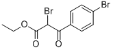 ETHYL 2-BROMO-3-(4-BROMOPHENYL)-3-OXO-PROPANOATE Struktur