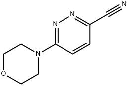 3-Pyridazinecarbonitrile, 6-(4-morpholinyl)- Struktur