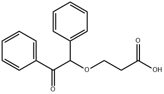 3-(2-OXO-1,2-DIPHENYLETHOXY)PROPANOIC ACID Struktur