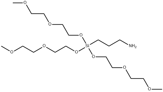 3-AMINOPROPYLTRIS(METHOXYETHOXYETHOXY)SILANE Structure