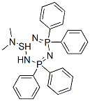 1-(Dimethylamino)-3,3,5,5-tetraphenyl-1H-1,2,4,6,3,5-thiatriazadiphosphorine Struktur