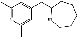 2-[(2,6-DIMETHYL-4-PYRIDINYL)METHYL]HEXAHYDRO-1H-AZEPINE Struktur