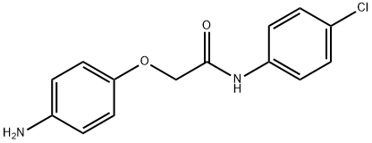 2-(4-aminophenoxy)-N-(4-chlorophenyl)acetamide Struktur