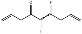 1,5,8-Nonatrien-4-one,  5,6-difluoro- Struktur