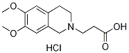 3-(6,7-Dimethoxy-3,4-dihydro-1H-isoquinolin-2-yl)-propionic acid hydrochloride Struktur