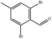 2,6-dibromo-4-methylbenzaldehyde Struktur