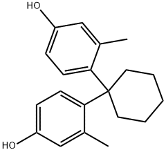 4,4'-CYCLOHEXYLIDENEBIS(3-METHYLPHENOL) Struktur