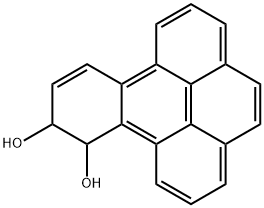 9,10-dihydroxy-9,10-dihydrobenzo(e)pyrene Struktur