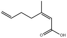 (Z)-3-methylhepta-2,6-dienoic acid Struktur