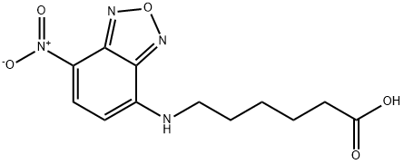 6-(7-NITRO-2,1,3-BENZOXADIAZOL-4-YLAMINO)HEXANOIC ACID Struktur