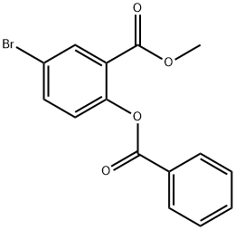 METHYL 2-(BENZOYLOXY)-5-BROMOBENZOATE Struktur