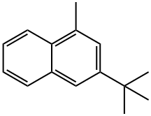 3-(tert-butyl)-1-methylnaphthalene Struktur