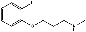 [3-(2-FLUOROPHENOXY)PROPYL]METHYLAMINE Struktur