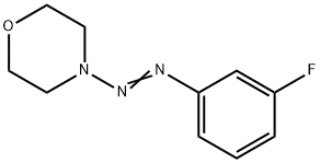 4-[(3-FLUOROPHENYL)AZO]-MORPHOLINE Struktur