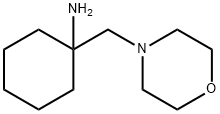 1-MORPHOLIN-4-YLMETHYL-CYCLOHEXYLAMINE Struktur