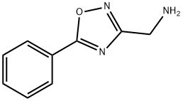 5-Phenyl-1,2,4-oxadiazole-3-MethanaMine Struktur