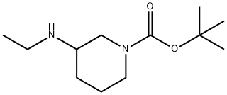 1-Boc-3-Ethylaminopiperidine Struktur