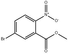 5-BROMO-2-NITRO-BENZOIC ACID METHYL ESTER Struktur