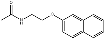 N-[2-(2-naphthyloxy)ethyl]acetamide Struktur