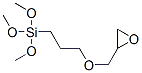 3-(Trimethoxysilyl)propyl glycidyl ether Struktur