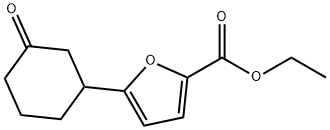 ETHYL 5-(3-OXOCYCLOHEXYL)-2-FUROATE Struktur