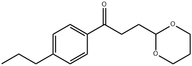 3-(1,3-DIOXAN-2-YL)-4'-N-PROPYL PROPIOPPHENONE Struktur