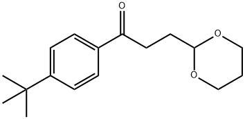 3-(1,3-DIOXAN-2-YL)-4'-TERT-BUTYLPROPIOPHENONE Struktur