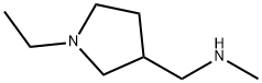 (1-Ethyl-3-pyrrolidinyl)-N-methylmethanamine Struktur