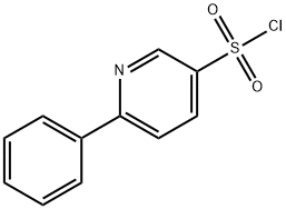 6-Phenyl-3-pyridinesulfonyl chloride Struktur