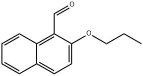 2-PROPOXY-NAPHTHALENE-1-CARBALDEHYDE Struktur