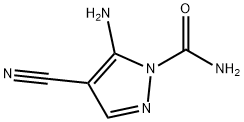 Pyrazole-1-carboxamide, 5-amino-4-cyano- (7CI) Struktur