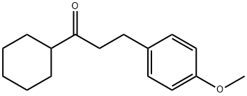 CYCLOHEXYL 2-(4-METHOXYPHENYL)ETHYL KETONE Struktur