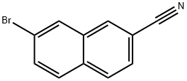 7-BROMO-2-NAPHTHONITRILE Struktur