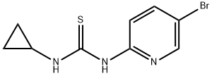 1-(5-Bromopyridin-2-yl)-3-cyclopropyl-thiourea Struktur