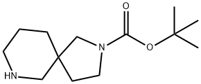 TERT-BUTYL 2,7-DIAZASPIRO[4.5]DECANE-2-CARBOXYLATE Struktur