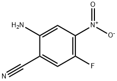 2-Amino-5-fluoro-4-nitrobenzonitrile Struktur