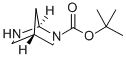 TERT-BUTYL 2,6-DIAZABICYCLO[2.2.1]HEPTANE-2-CARBOXYLATE Struktur