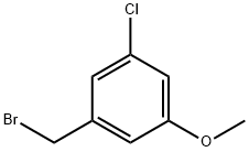 1-(Bromomethyl)-3-chloro-5-methoxybenzene Struktur