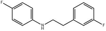 (4-FLUORO-PHENYL)-[2-(3-FLUORO-PHENYL)-ETHYL]-AMINE Struktur