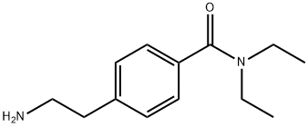 4-(2-AMINO-ETHYL)-N,N-DIETHYL-BENZAMIDE Struktur