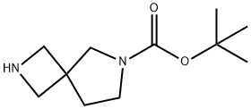 Tert-butyl 2,6-diazaspiro[3.4]octane-6-carboxylate Struktur