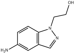 2-(5-Amino-1H-indazol-1-yl)ethanol Struktur