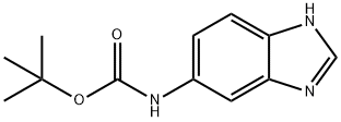 (1H-BENZOIMIDAZOL-5-YL)-CARBAMIC ACID TERT-BUTYL ESTER Struktur