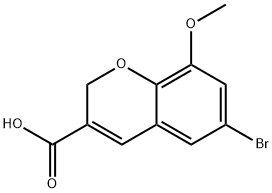 6-BROMO-8-METHOXY-2H-CHROMENE-3-CARBOXYLIC ACID price.