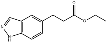 Ethyl 3-(1H-indazol-5-yl)propanoate Struktur