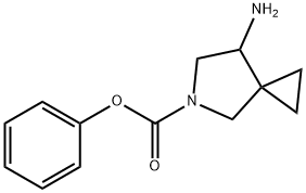 PHENYL 7-AMINO-5-AZASPIRO[2.4]HEPTANE-5-CARBOXYLATE Struktur