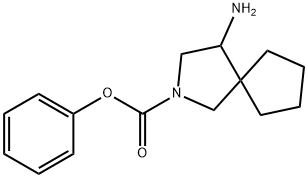 PHENYL 4-AMINO-2-AZASPIRO[4.4]NONANE-2-CARBOXYLATE Struktur